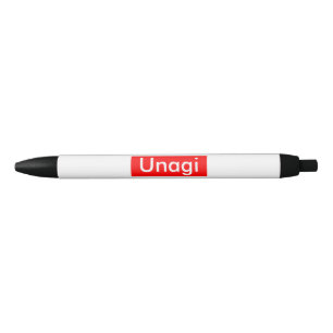 Unagi Label Zwarte Inkt Pen