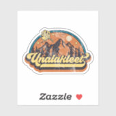 Unalakleet, Alaska Sticker (Vel)