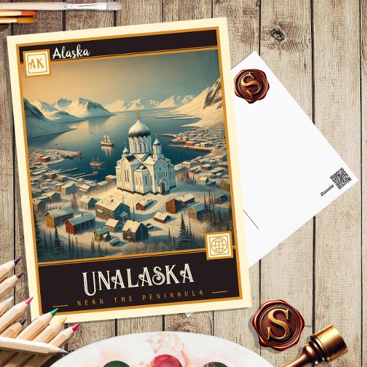 Unalaska, Alaska |  BRIEFKAART
