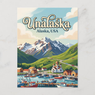 Unalaska, Alaska, VS VS Briefkaart