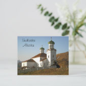 Unalaska Russische kerk Briefkaart (Staand voorkant)