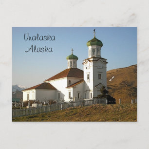 Unalaska Russische kerk Briefkaart