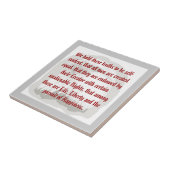 Unaliable Rights Tile Tegeltje (Zijkant)