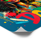 Unalogetically Afro Black Woman Black History Mela Poster (Hoek)