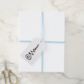 Unalom-symbool Cadeaulabel (Met Touw)
