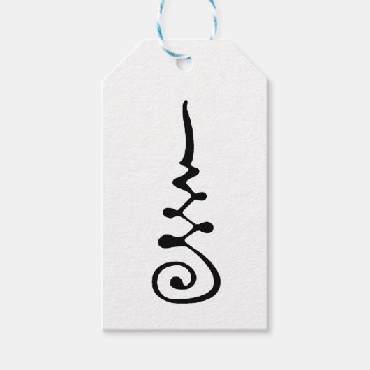 Unalom-symbool Cadeaulabel (Voorkant)