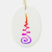 Unalom-symbool Keramisch Ornament (Achterkant)