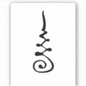 Unalom-symbool Sticker (Voorkant)