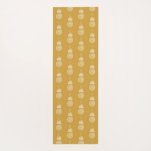 Unalome boeddhistische symbolen yogamat (Achterkant)