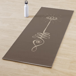 Unalome Effen Achtergrond - Aarde + Duif Yoga Mat