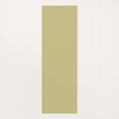 Unalome Effen Achtergrond - Goud + Sneeuw Yoga Mat (Achterkant)