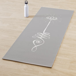 Unalome Effen Achtergrond - Nevel + Sneeuw Yoga Ma Yogamat