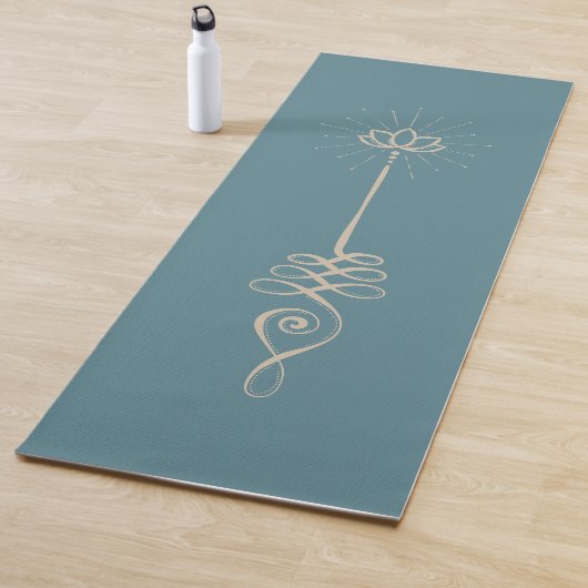Unalome Effen Achtergrond - Pauw + Duif Yoga Mat (In situ)