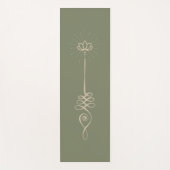 Unalome effen achtergrond - Sage + Dove Yoga Mat (Voorkant)
