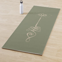 Unalome effen achtergrond - Sage + Dove Yoga Mat