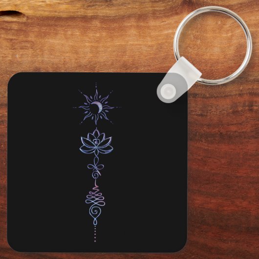 Unalome Group 1 Keychain (Achterkant)