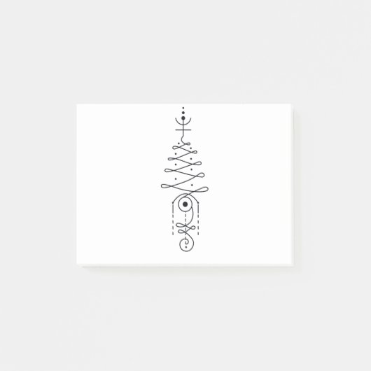 Unalome I Post-it® Notes (Voorkant)