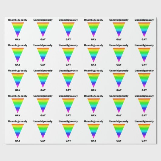 Unambiguous Gay Cadeaupapier (Vlak)