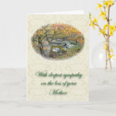 Unami Creek Sympathie Verlies van Moeder Kaart (Gele Bloem)