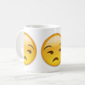 Unamused Face Emoji Koffiemok (Voorkant links)