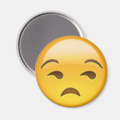 Unamused Face Emoji Magneet (Voorkant / Achterkant)