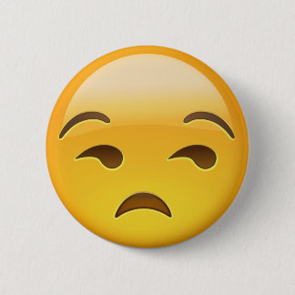 Unamused Face Emoji Ronde Button 5,7 Cm
