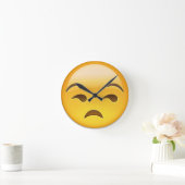Unamused Face Emoji Ronde Klok (Huis)