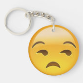 Unamused Face Emoji Sleutelhanger (Voorkant)