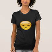 Unamused Face Emoji T-shirt (Voorkant)
