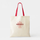 Unapologetic Angel Tote Bag (Achterkant)