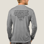 Unapologetic Bella + Canvas T-shirt met lange mouw (Achterkant volledig)