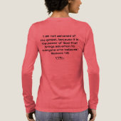 Unapologetic Bella+Canvas Tri-blend met lange mouw Shirt (Achterkant)