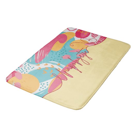 Unapologetic Bold Feminine Statement Badmat (Gekanteld)