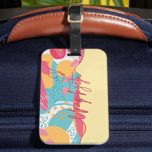 Unapologetic Bold Feminine Statement Bagagelabel (Voorkant Insitu 2)