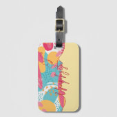 Unapologetic Bold Feminine Statement Bagagelabel (Voorkant (verticaal))