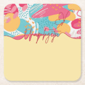 Unapologetic Bold Feminine Statement Kartonnen Onderzetters (Voorkant)