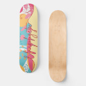 Unapologetic Bold Feminine Statement Persoonlijk Skateboard (Voorkant)