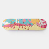 Unapologetic Bold Feminine Statement Persoonlijk Skateboard (Horizontaal)