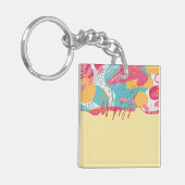 Unapologetic Bold Feminine Statement Sleutelhanger (Voorkant Links)