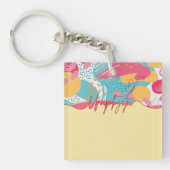 Unapologetic Bold Feminine Statement Sleutelhanger (Voorkant)