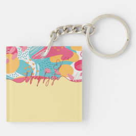 Unapologetic Bold Feminine Statement Sleutelhanger