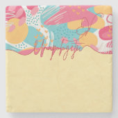 Unapologetic Bold Feminine Statement Stenen Onderzetter (Voorkant)