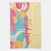 Unapologetic Bold Feminine Statement Theedoek (Verticaal)