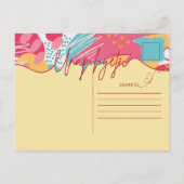 Unapologetic Personalized Feminine Photo Collage Briefkaart (Achterkant)