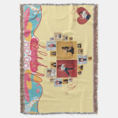 Unapologetic Personalized Feminine Photo Collage Deken (Voorkant Verticaal)