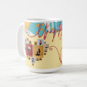 Unapologetic Personalized Feminine Photo Collage Koffiemok (Voorkant links)