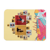 Unapologetic Personalized Feminine Photo Collage Magneet (Horizontaal)