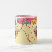 Unapologetic Personalized Feminine Photo Collage Mok (Midden)