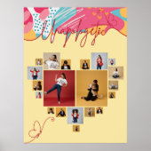 Unapologetic Personalized Feminine Photo Collage Poster (Voorkant)