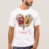 Unapologetic Personalized Feminine Photo Collage T-shirt (Voorkant)